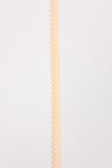 Elastic Picot Pom Pom Strap - 10mm (13/32") - 5 Yards Pack - G.k Fashion Fabrics Nude / 5 Yards Pack Elastic Cord