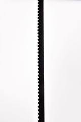 Elastic Picot Pom Pom Strap - 10mm (13/32") - 5 Yards Pack - G.k Fashion Fabrics Black / 5 Yards Pack Elastic Cord