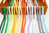 Elastic Picot Pom Pom Strap - 10mm (13/32") - 5 Yards Pack - G.k Fashion Fabrics Elastic Cord