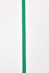 Elastic Picot Pom Pom Strap - 10mm (13/32") - 5 Yards Pack - G.k Fashion Fabrics Green / 5 Yards Pack Elastic Cord