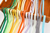 Elastic Picot Pom Pom Strap - 10mm (13/32") - 5 Yards Pack - G.k Fashion Fabrics Elastic Cord