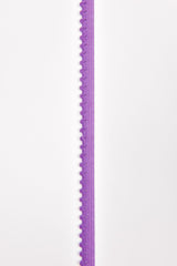 Elastic Picot Pom Pom Strap - 10mm (13/32") - 5 Yards Pack - G.k Fashion Fabrics Lavender / 5 Yards Pack Elastic Cord