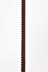 Elastic Picot Pom Pom Strap - 10mm (13/32") - 5 Yards Pack - G.k Fashion Fabrics Brown / 5 Yards Pack Elastic Cord