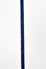 Elastic Picot Pom Pom Strap - 10mm (13/32") - 5 Yards Pack - G.k Fashion Fabrics Navy / 5 Yards Pack Elastic Cord