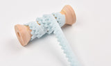 Elastic Picot Pom Pom Strap - 10mm (13/32") - 5 Yards Pack - G.k Fashion Fabrics Elastic Cord