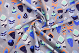 Ethnic Feathers Print Nylon Swimwear Fabric - 562B - G.k Fashion Fabrics swimwear