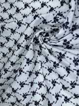 Eyelet cotton embroidered fabric - G.k Fashion Fabrics