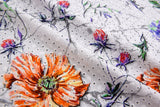 Eyelet Cotton Print Fabric - G.k Fashion Fabrics