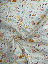 Farm Animal - 100% Cotton Poplin Digital Print - 8063 - G.k Fashion Fabrics cotton poplin