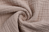 Four Layer Organic Gauze Plain fabric, muslin cotton Natural fabrics 100% Organic cotton - G.k Fashion Fabrics double gauze