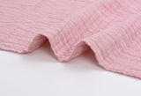 Four Layer Organic Gauze Plain fabric, muslin cotton Natural fabrics 100% Organic cotton - G.k Fashion Fabrics double gauze