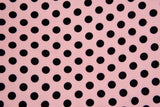 Four way Stretch Chiffon Big Polka Dots Printed - G.k Fashion Fabrics chiffon