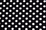 Four way Stretch Chiffon Big Polka Dots Printed - G.k Fashion Fabrics chiffon
