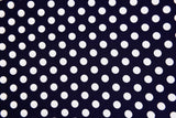 Four way Stretch Chiffon Big Polka Dots Printed - G.k Fashion Fabrics chiffon