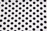 Four way Stretch Chiffon Big Polka Dots Printed - G.k Fashion Fabrics chiffon