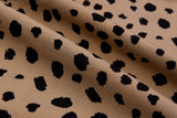 Four way Stretch Chiffon Cow Spots Printed - G.k Fashion Fabrics chiffon