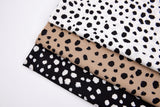 Four way Stretch Chiffon Cow Spots Printed - G.k Fashion Fabrics chiffon