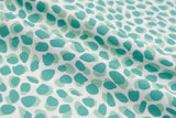 Four way Stretch Chiffon Dots & Dashes Printed - G.k Fashion Fabrics Mint Green - 39 / Price Per half yard chiffon