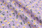 Four way Stretch Chiffon Small Floral Printed - G.k Fashion Fabrics Lilac - 82 / Price per half yard chiffon
