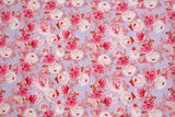 Four way Stretch Chiffon Wild Flowers Printed - G.k Fashion Fabrics chiffon