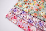 Four way Stretch Chiffon Wild Flowers Printed - G.k Fashion Fabrics chiffon