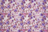 Four way Stretch Chiffon Wild Flowers Printed - G.k Fashion Fabrics chiffon