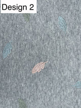 French Terry with Embroidery - G.k Fashion Fabrics