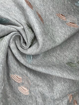 French Terry with Embroidery - G.k Fashion Fabrics