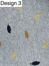 French Terry with Embroidery - G.k Fashion Fabrics