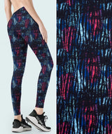 Funky Striped Print Nylon Swimwear Fabric - SYHN2006013A - G.k Fashion Fabrics swimwear