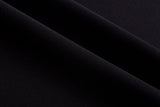 Gabardine Twill Suiting Four-way Stretch Fabric - G.k Fashion Fabrics Black - 2 / Price per Half Yard Suiting Fabric