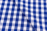 Gingham Checks Washed Cotton Fabric - GK 6599 - G.k Fashion Fabrics fabric