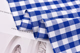 Gingham Checks Washed Cotton Fabric - GK 6599 - G.k Fashion Fabrics fabric