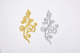 Golden and Silver Embroidery High Quality patch on Iron (1 Piece per Pack) - G.k Fashion Fabrics Patches