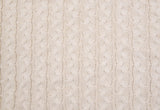 Heavy Crochet Chunky Cable Sweater Knits - 19354 - G.k Fashion Fabrics Ecru - 020 / Price per Half Yard