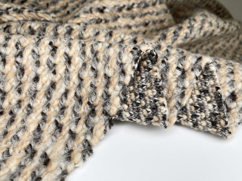 Heavy Knit Tweed Wool Blend Fabric - 9343 - G.k Fashion Fabrics