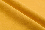 Heavy linen washed fabric - G.k Fashion Fabrics Ocher / Price per Half Yard fabric