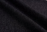 100% Cotton Heavy Washed Denim Without Spandex Fabric - G.k Fashion Fabrics Black / Price per Half Yard denim