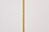 Herringbone Trim Ribbon / Upholstery Fringe - G.k Fashion Fabrics Light Gold