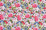 Cotton Stretch Print Fabric - G.k Fashion Fabrics satin