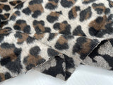 Wool Blend Leopard Fabric- 6067/9383 - G.k Fashion Fabrics fabric