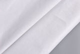 Iron on Fusible Single side White Cotton Interfacing fabric. Hard Finishing - G.k Fashion Fabrics Suiting Fabric