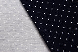 Knit cotton blended Single Jersey Irregular Dots Printed Fabric - G.k Fashion Fabrics