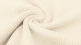 Knit cotton spandex Waffle jersey / cotton spandex waffle jersey fabric / 95/cotton 5/spandex Oeko-Tex cotton fabric Sewing project - G.k Fashion Fabrics
