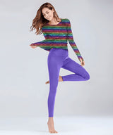 Knit Fourway Stretch Holographic Foil Print Dancewear Fabric - G.k Fashion Fabrics