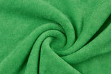 Knit Terry One Sided Toweling Fabric - 6537 - G.k Fashion Fabrics Green / Price per Half Yard