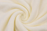 Knit Terry One Sided Toweling Fabric - 6537 - G.k Fashion Fabrics Ecru / Price per Half Yard
