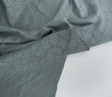 Laser cut Deep Grey Color Suede Fabric - G.k Fashion Fabrics