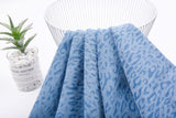 Leopard Cotton Stretch Washed Denim - G.k Fashion Fabrics denim