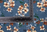 Linen Cotton Blend Boutique floral Print- Design -11 - G.k Fashion Fabrics